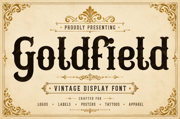 Goldfield Font - Featured Image
