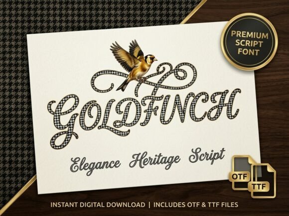 Goldfinch Font - Featured Image
