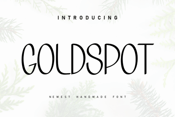 Goldspot Font - Featured Image