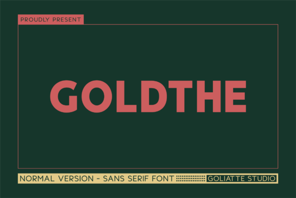 Goldthe Font - Featured Image