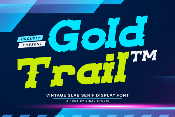 Goldtrail Regular Font - Featured Image