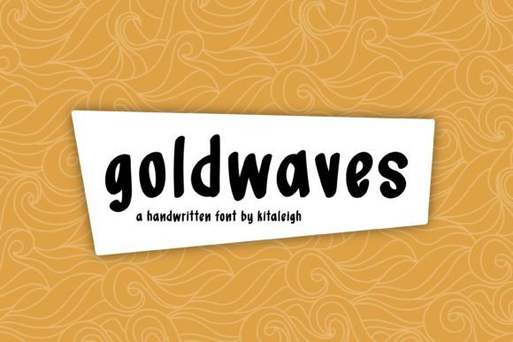 Goldwaves Font - Featured Image