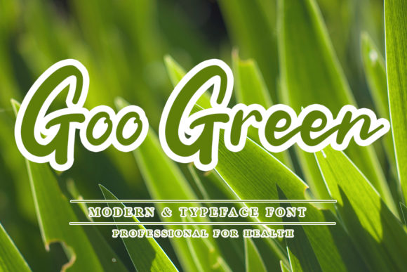Goo Green Font - Featured Image