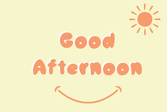 Good Afternoon Font - Featured Image