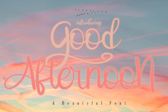 Good Afternoon Font - Featured Image