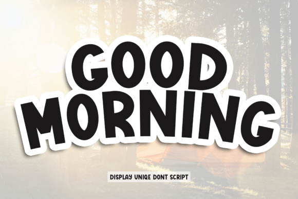Good Morning Font - Featured Image