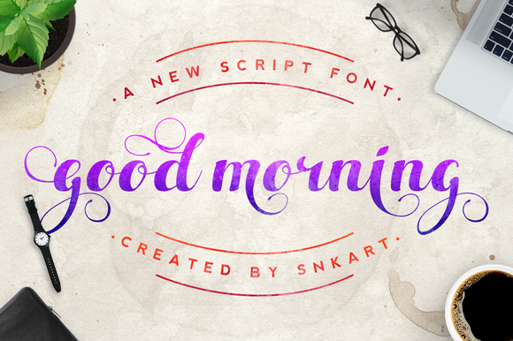 Good Morning Font - Featured Image