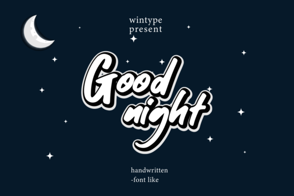 Good Night Font - Featured Image