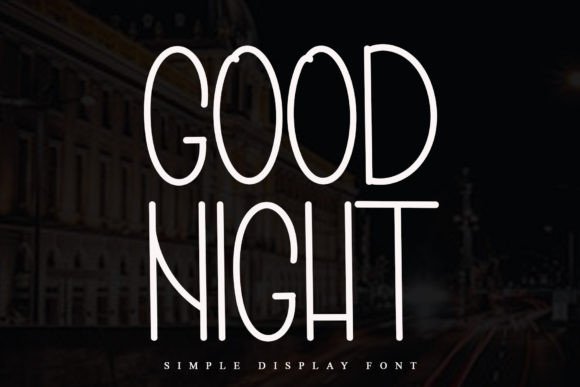 Good Night Font - Featured Image