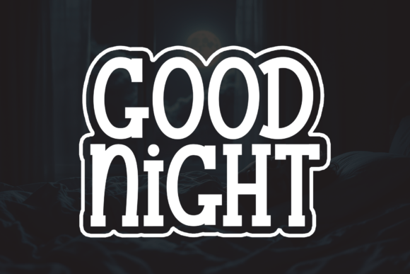 Good Night Font - Featured Image