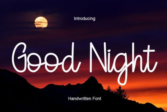 Good Night Font - Featured Image