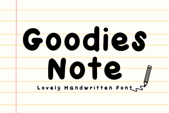 Goodies Note Font - Featured Image