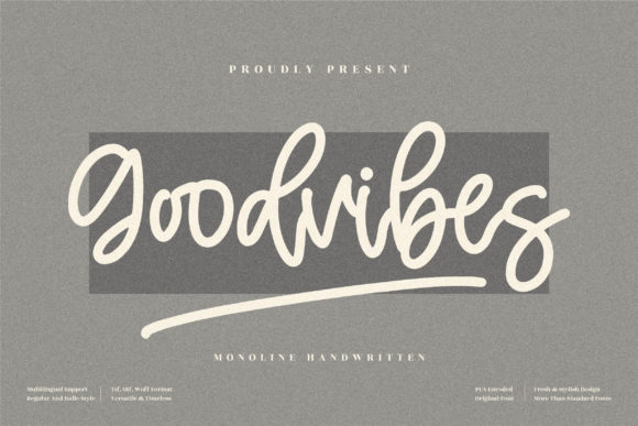 Goodvibes Font - Featured Image