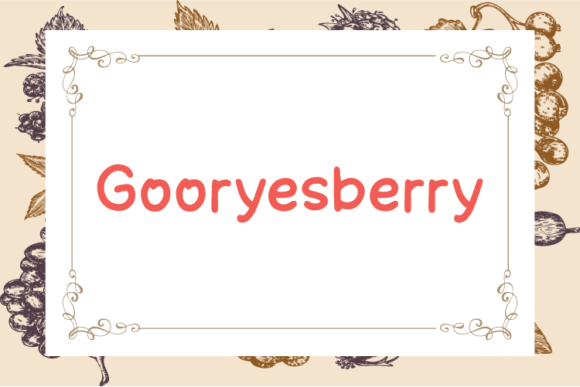 Gooryesberry Font - Featured Image