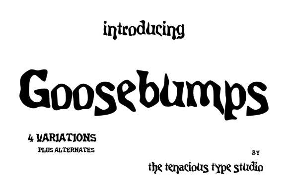 Goosebumps Font - Featured Image