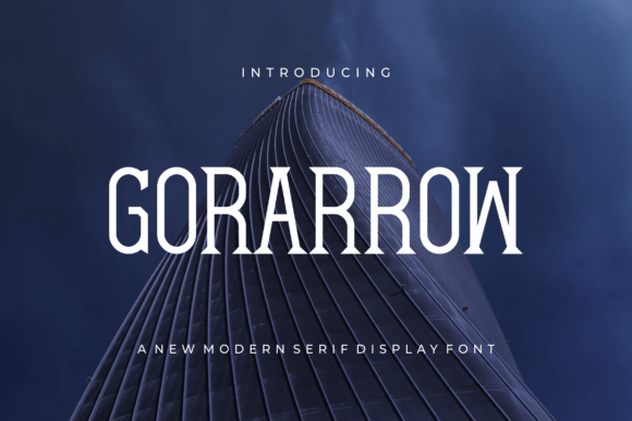 Gorarrow Font - Featured Image
