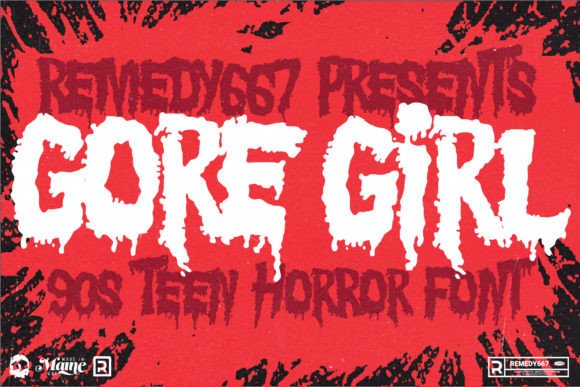 Gore Girl Font - Featured Image