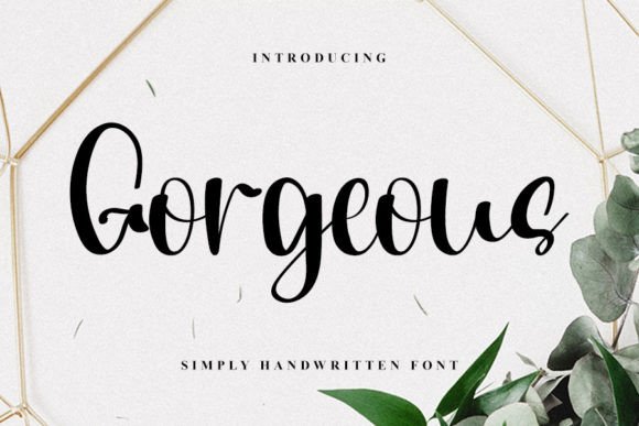 Gorgeous Font - Featured Image