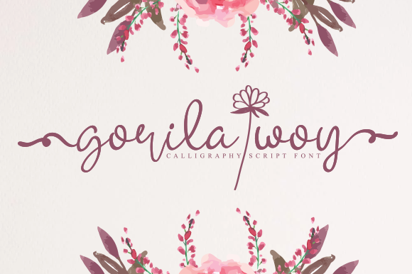 Gorila Woy Font - Featured Image