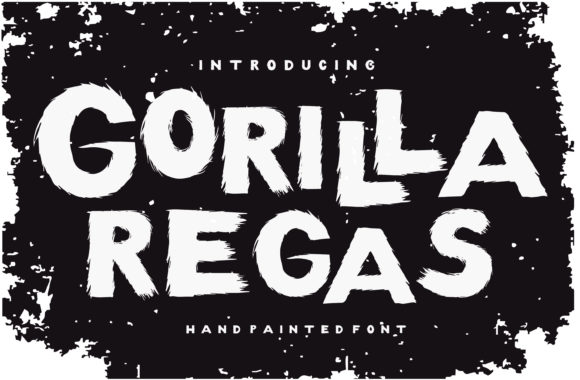 Gorilla Regas Font - Featured Image