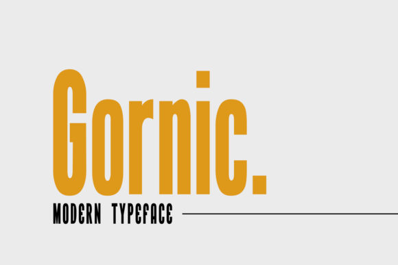 Gornic Font - Featured Image