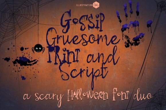 Gossip Gruesome Duo Font - Featured Image