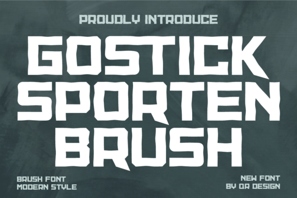 Gostick Sporten Brush Font - Featured Image