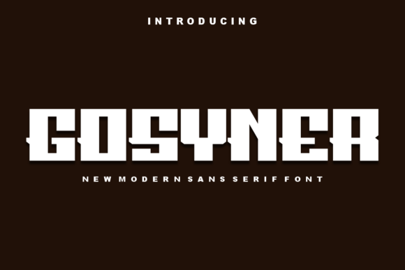 Gosyner Font - Featured Image