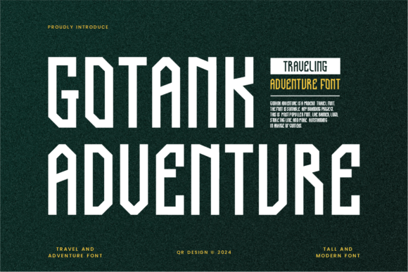 Gotank Adventure Font - Featured Image
