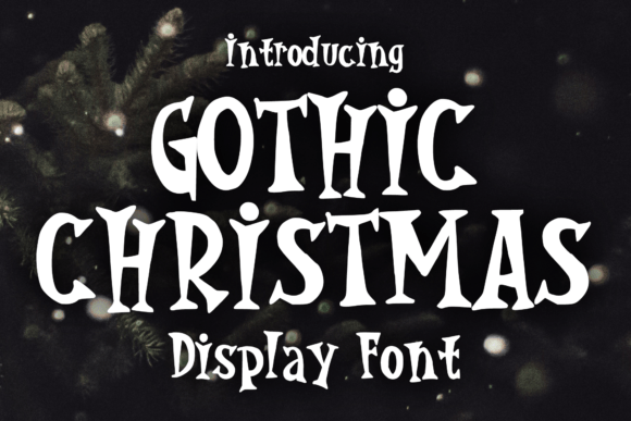 Gothic Christmas Font - Featured Image