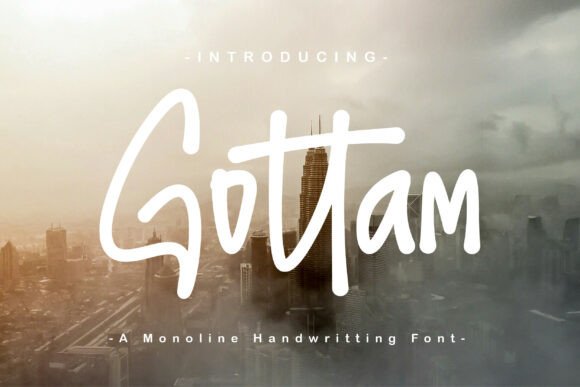 Gottam City Font - Featured Image