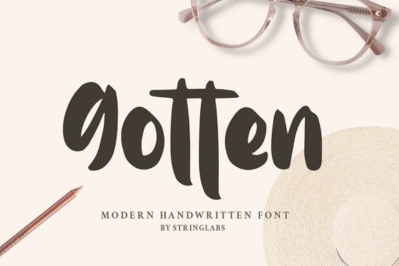 Gotten Font - Featured Image