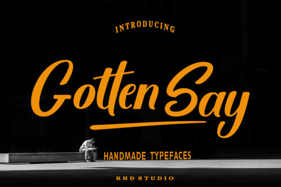 Gotten Say Font - Featured Image