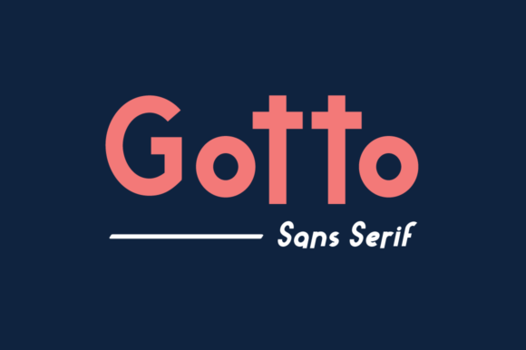 Gotto Font - Featured Image