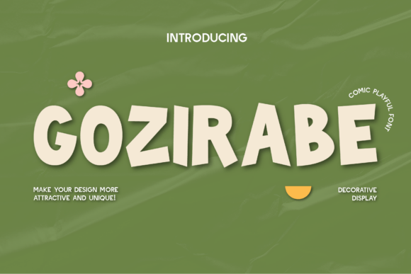 Gozirabe Font - Featured Image