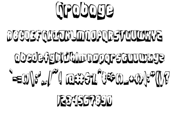 Grabage Font - Featured Image
