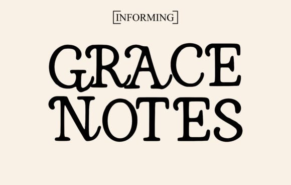 Grace Notes Font - Featured Image
