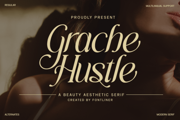 Grache Hustle Font - Featured Image