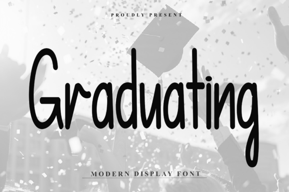 Graduating Font - Featured Image