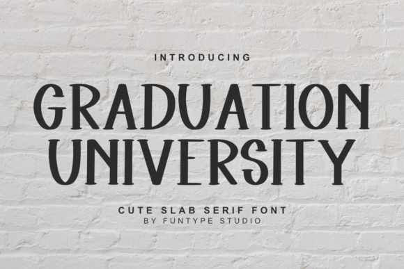 Graduation University Font - Featured Image