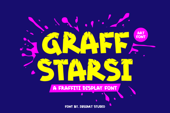 Graff Starsi Font - Featured Image