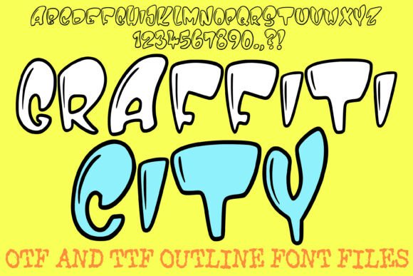 Graffiti City Font - Featured Image