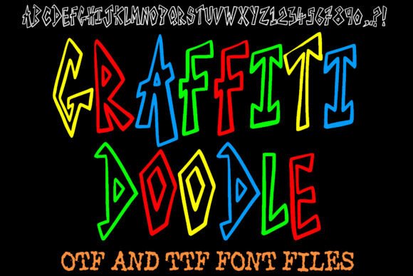 Graffiti Doodle Font - Featured Image