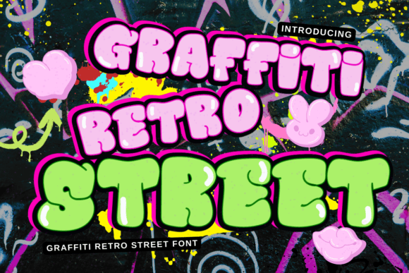 Graffiti Retro Street Font - Featured Image