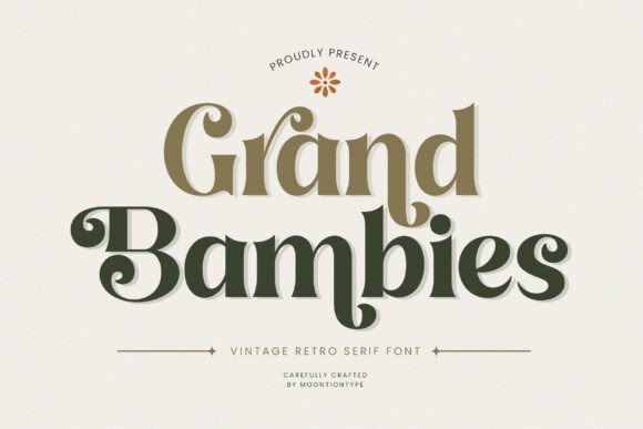 Grand Bambies Font - Featured Image