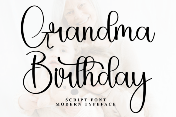 Grandma Birthday Font - Featured Image