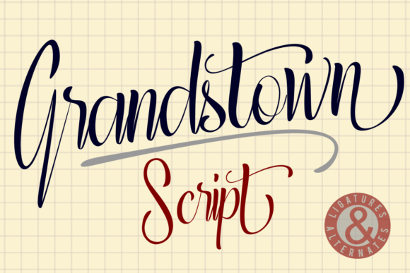 Grandstown Script Font - Featured Image