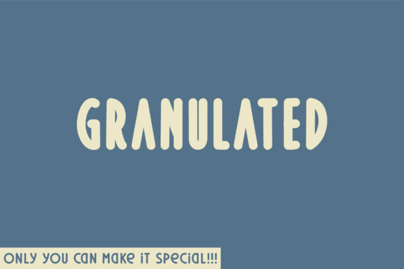 Granulated Font - Featured Image