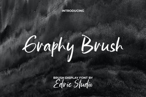 Graphy Brush Font - Featured Image