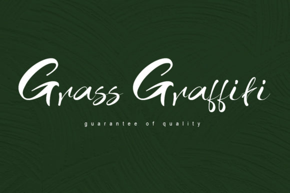 Grass Graffiti Font - Featured Image